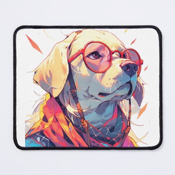 Item preview, Un Labrador con Gafas de Sol y Bufanda-3 designed and sold by Algaefield.