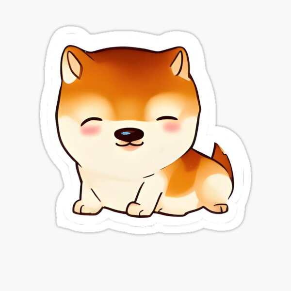 Shiba Inu Holographic Colorful & Shiny Stickers – INSTACTIONS CHAPARICHY  GIFTS SHOP