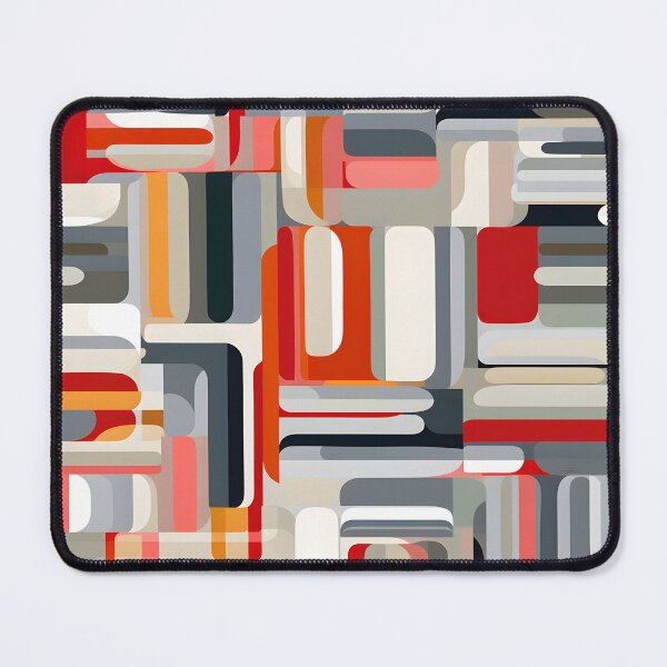 Item preview, Jasper Voss - Crimson & Beige Abstraction #3 designed and sold by IndigoSinclair.