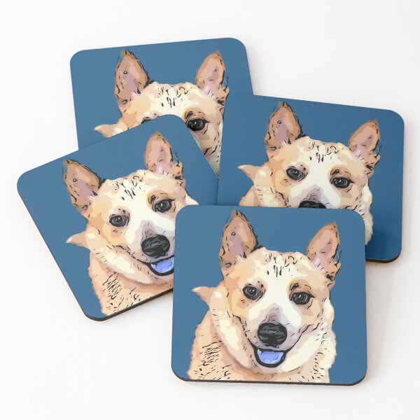 Item preview, The Rare Blue Tongue Australian Cattle Dog ACD Red Heeler (or this is what I get up to if I'm left alone for 5 minutes) designed and sold by WallabyJelly.