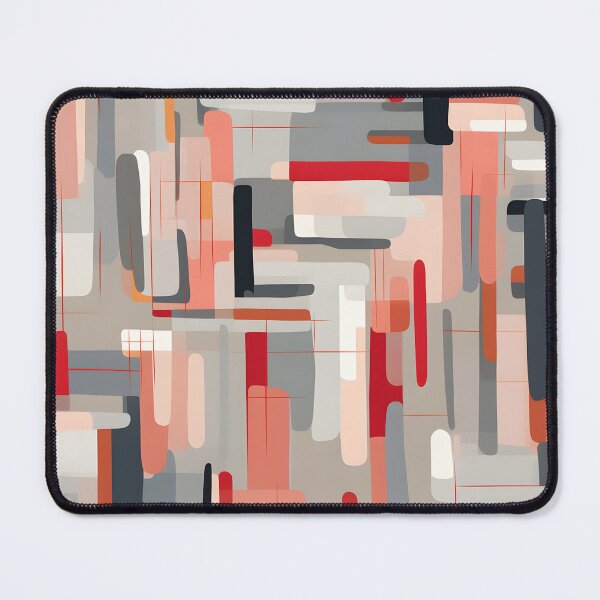 Item preview, Jasper Voss - Crimson & Beige Abstraction #4 designed and sold by IndigoSinclair.
