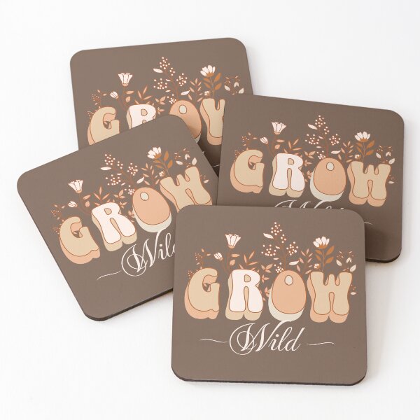 Item preview, wildflowers grow wild cottagecore retro minimalist gift for her designed and sold by Jean-Pham.