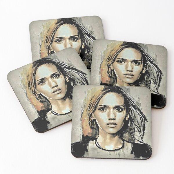 Item preview, Portrait of Jessica  Alba  designed and sold by bogfl.