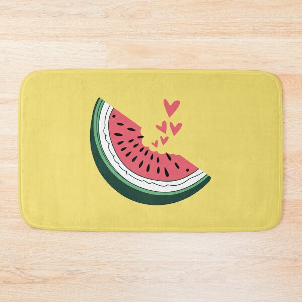 Item preview, Watermelon slice hearts kawaii summer fruit eating lover art designed and sold by alenaz.