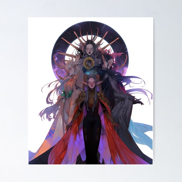 Item preview, Nyx and the Fates designed and sold by One Winged Otaku.