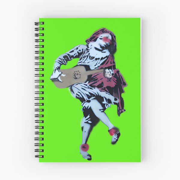 Item preview, Mezzetin or Mezzetino Commedia dell'arte Graffiti Spray Paint Art - Green designed and sold by Talia Felix.