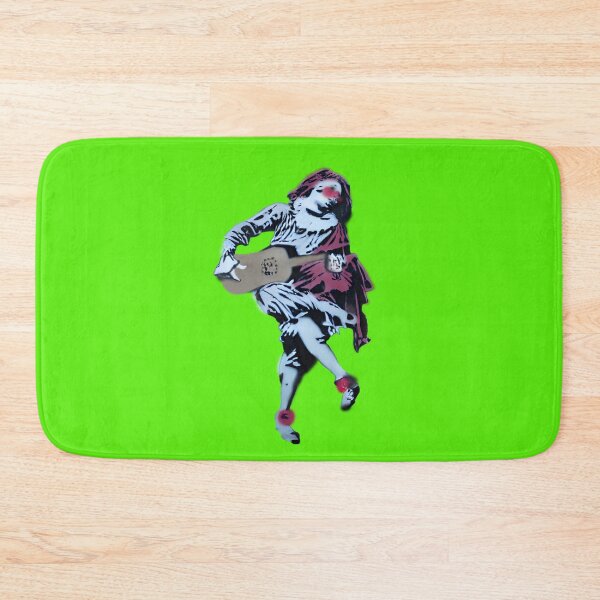 Item preview, Mezzetin or Mezzetino Commedia dell'arte Graffiti Spray Paint Art - Green designed and sold by Talia Felix.