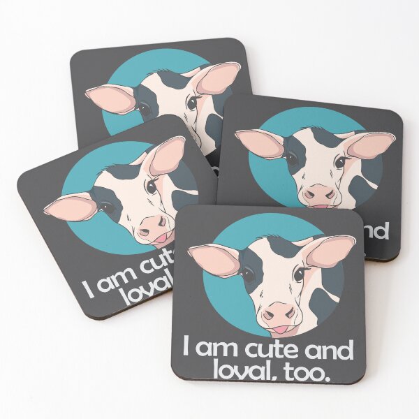 Item preview, Cute and loyal cow designed and sold by AbelleCarlos.