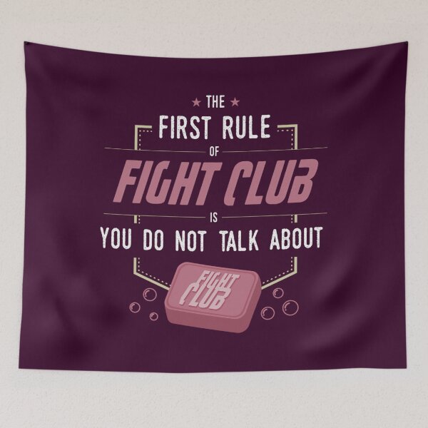 Item preview, The first rule of Fight Club is you do not talk about Fight Club   	 designed and sold by zmsewvmxc70.