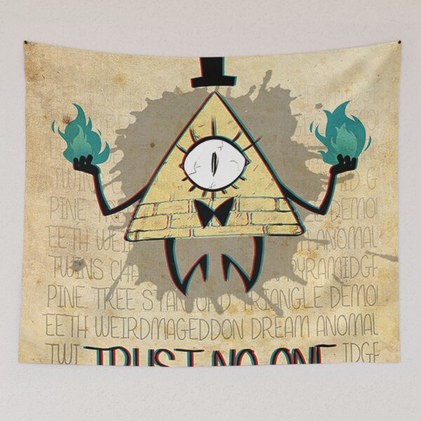 Item preview, bill cipher poster designed and sold by lorettaeisen.