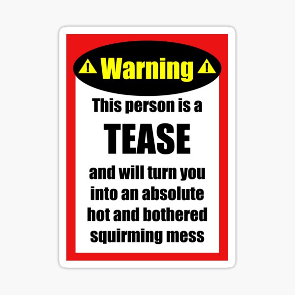 Item preview, Warning Tease designed and sold by LeatherRebel75.