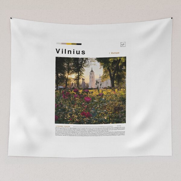 Item preview, vilnius poster landscape designed and sold by paulrommer.