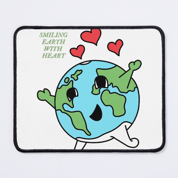 Item preview, SMILING EARTH WITH HEART designed and sold by NormanRobi.