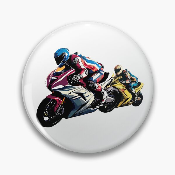 Item preview, Motorcycle racers racing with their superbikes designed and sold by YammsDesign.