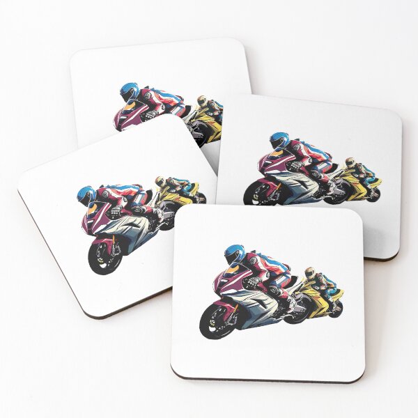 Item preview, Motorcycle racers racing with their superbikes designed and sold by YammsDesign.