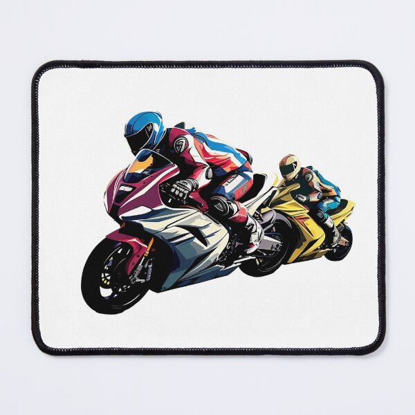 Item preview, Motorcycle racers racing with their superbikes designed and sold by YammsDesign.