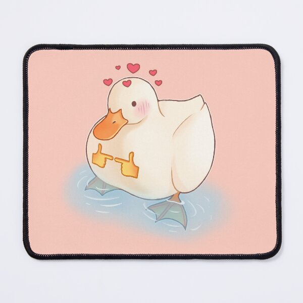 Item preview, duck in love designed and sold by CuteBlueArt.