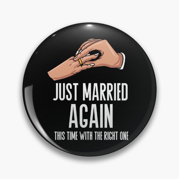 Item preview, Just Married Again Wedding Couple Bride Groom designed and sold by Pubi.