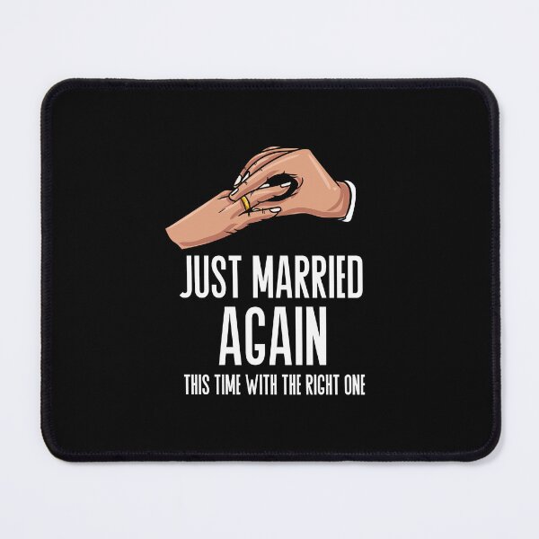 Item preview, Just Married Again Wedding Couple Bride Groom designed and sold by Pubi.