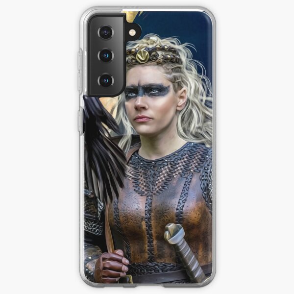 Lagertha Vikingos Funda blanda para Samsung Galaxy