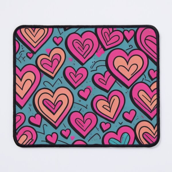 Item preview, Scrumptious heart pattern, pink hearts designed and sold by Twenty24trends.