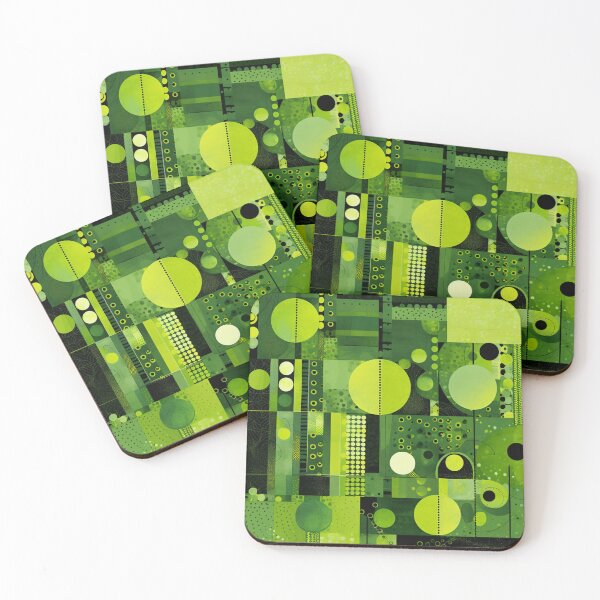 Item preview, A Green Design of Shapes designed and sold by BeHappyGoLucky.
