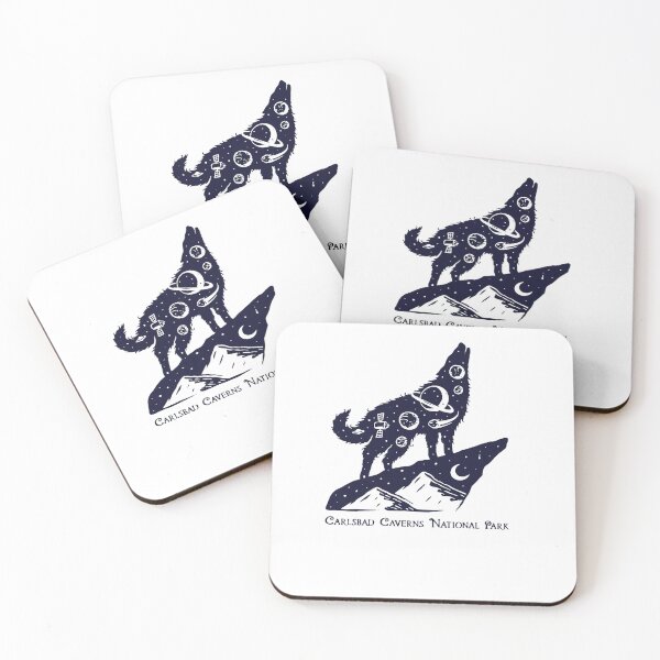 Item preview, Carlsbad Caverns National Park Space Wolf designed and sold by carlocurley.