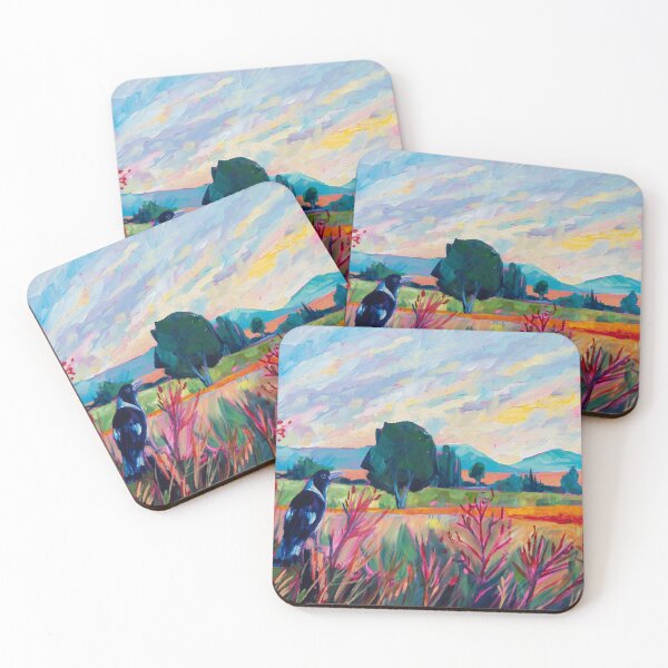 Item preview, Morning Magpie - Australian Landscape Painting designed and sold by EveiArt.