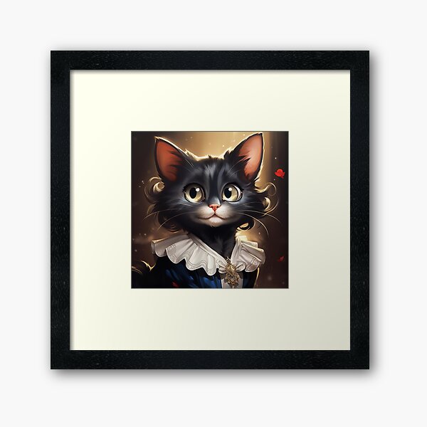 Item preview, black cat designed and sold by Larissa145.