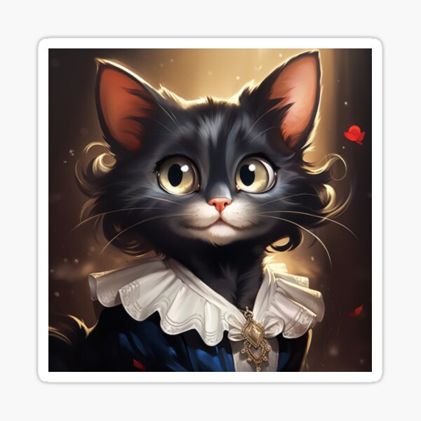 Item preview, black cat designed and sold by Larissa145.