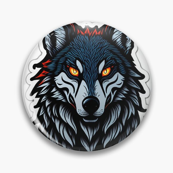 Item preview, Wolf Red Eyes Sticker designed and sold by GloriousChoice.