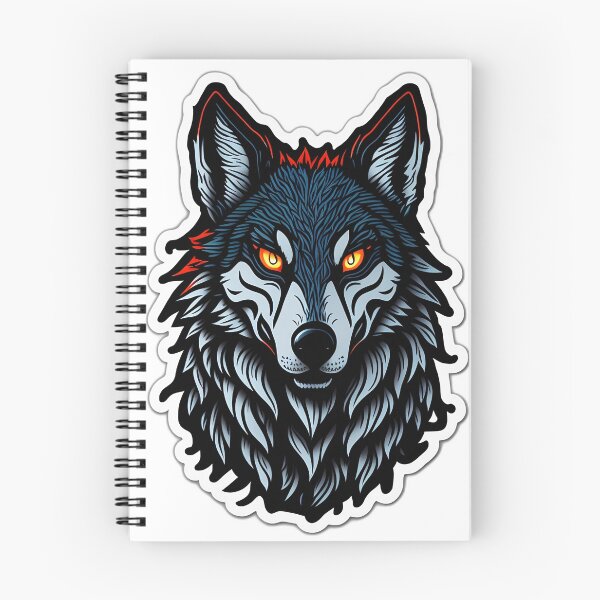 Item preview, Wolf Red Eyes Sticker designed and sold by GloriousChoice.