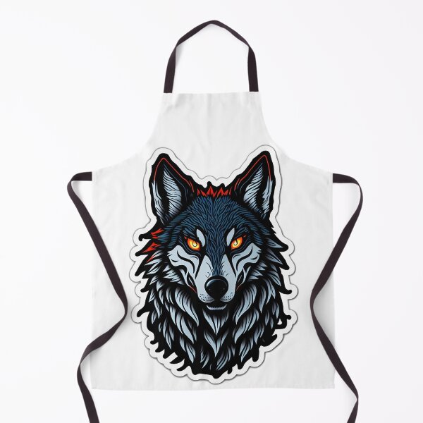 Item preview, Wolf Red Eyes Sticker designed and sold by GloriousChoice.