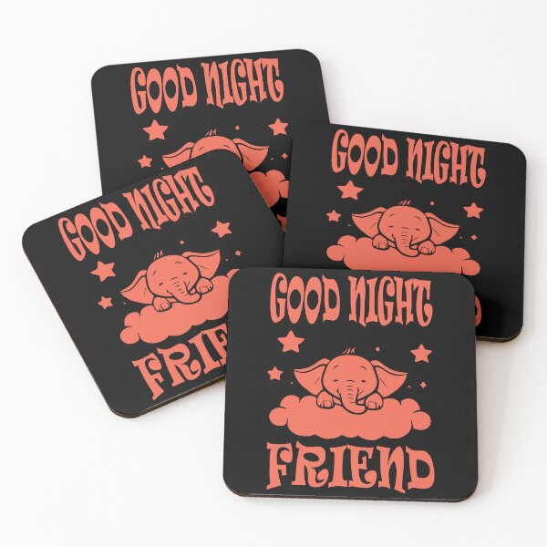 Item preview, Good Night Elephant - Light Red designed and sold by Soulemotion.