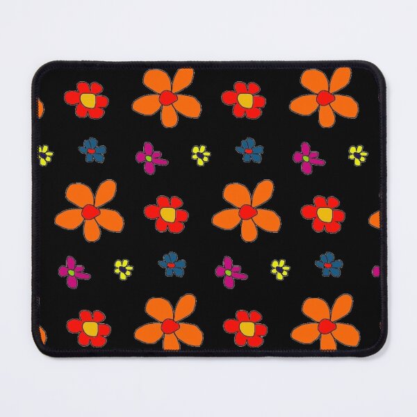 Item preview, Cartoon Flower Prints, Orange Flowers, Purple Flowers, Blue Flowers designed and sold by larissa-myrie.