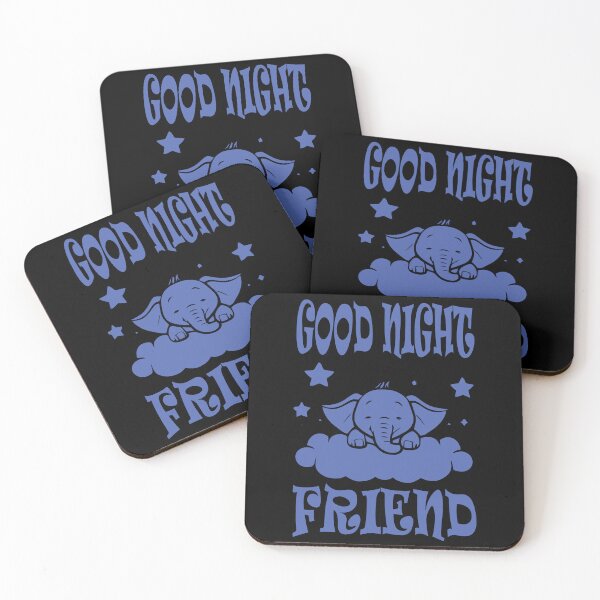 Item preview, Good Night Elephant - Royal Blue designed and sold by Soulemotion.