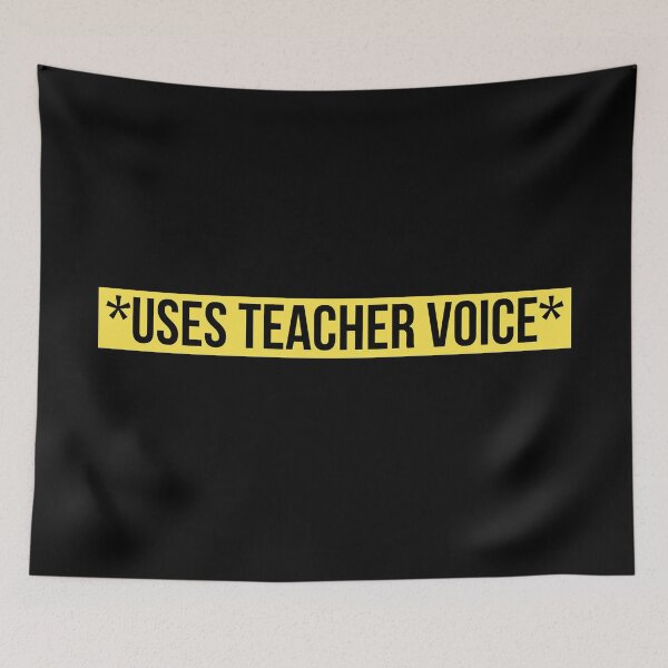 Item preview, *Uses Teacher Voice* designed and sold by festivalzone.