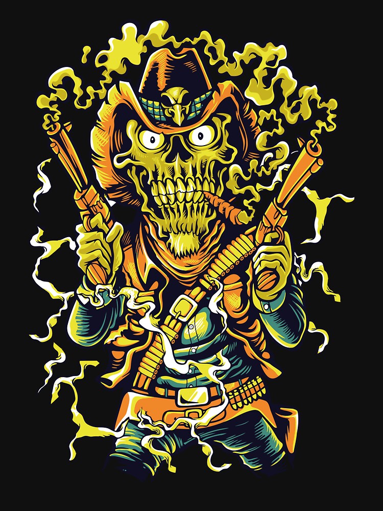 Disover cowboy skull <<Metallyka >> Classic T-Shirt