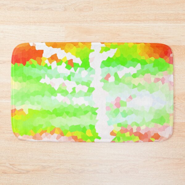 Item preview, Plant with Sky Background Inverted Lime Green and Peach designed and sold by deniselynnimage.