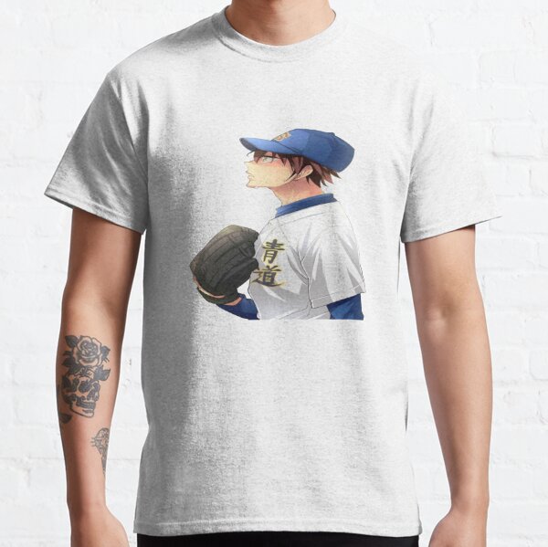 Men's Diamond No Ace Season 2 Logo T Shirts Baseball Sports Manga