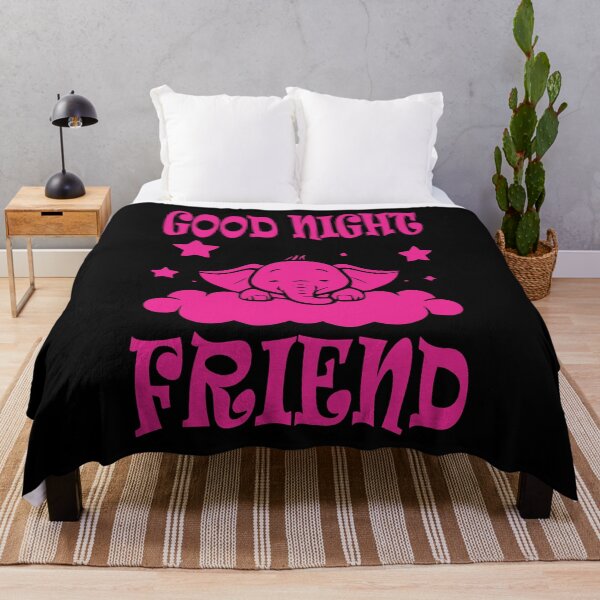 Item preview, Good Night Elephant - Pink designed and sold by Soulemotion.