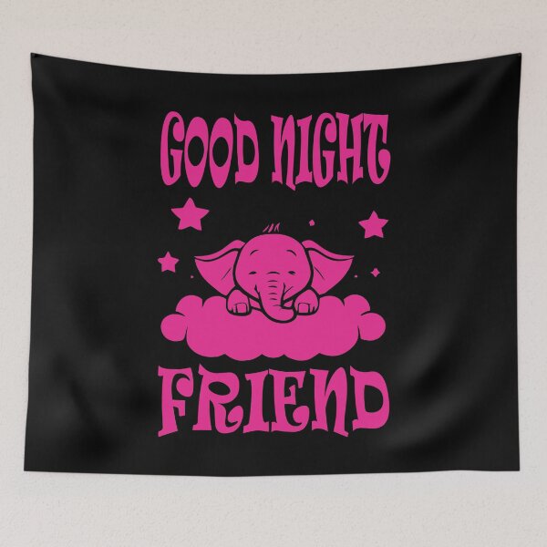 Item preview, Good Night Elephant - Pink designed and sold by Soulemotion.