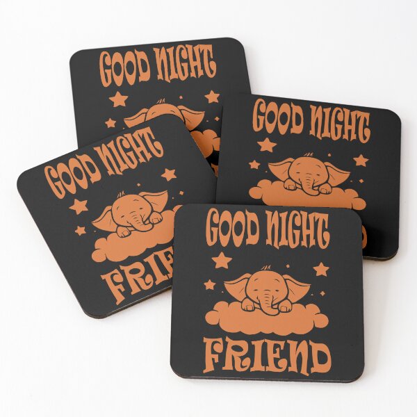 Item preview, Good Night Elephant - Chocolate designed and sold by Soulemotion.