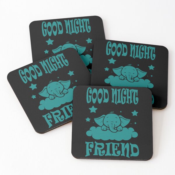 Item preview, Good Night Elephant - Teal designed and sold by Soulemotion.