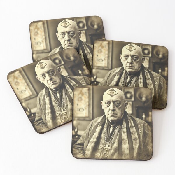 Item preview, Aleister Crowley designed and sold by Hugo Bloke.