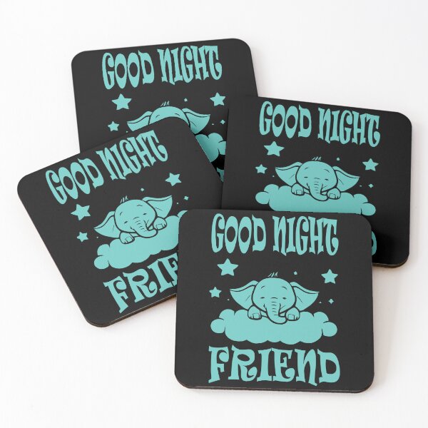 Item preview, Good Night Elephant - Turquoise designed and sold by Soulemotion.