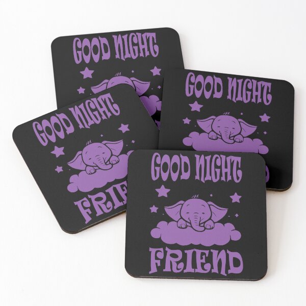 Item preview, Good Night Elephant - Violet designed and sold by Soulemotion.
