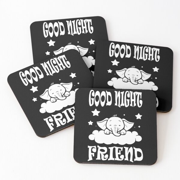 Item preview, Good Night Elephant - White designed and sold by Soulemotion.