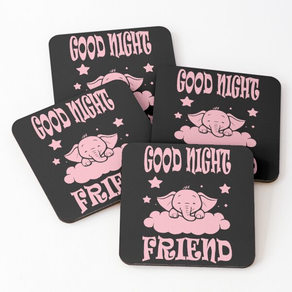 Item preview, Good Night Elephant - Soft Pink designed and sold by Soulemotion.