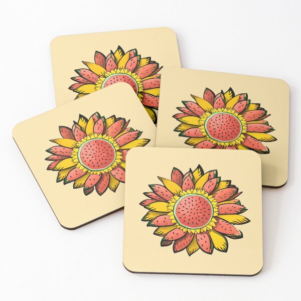 Item preview, Watermelon sunflower summer peace love watermelon fruit lover gift  designed and sold by alenaz.